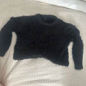 Black LoveJoy cropped sweater size small